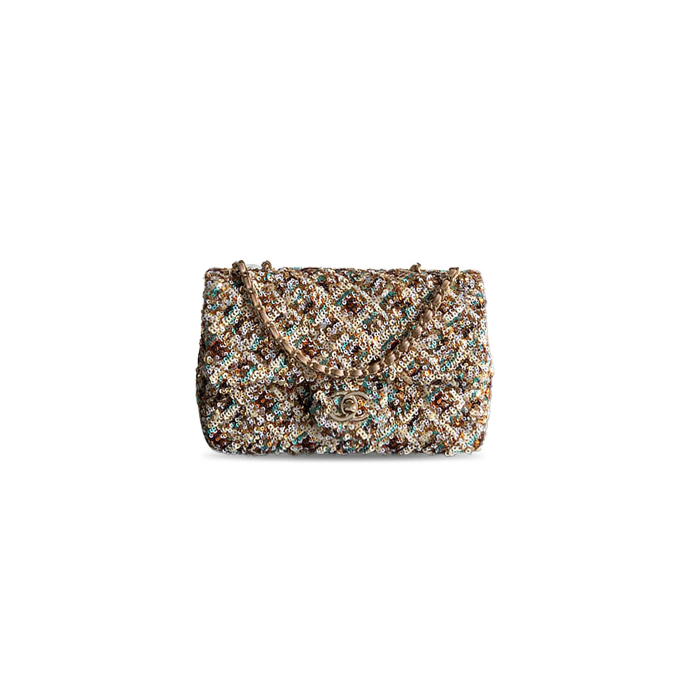 Ch**el sequined chain bag (20*14*6cm)